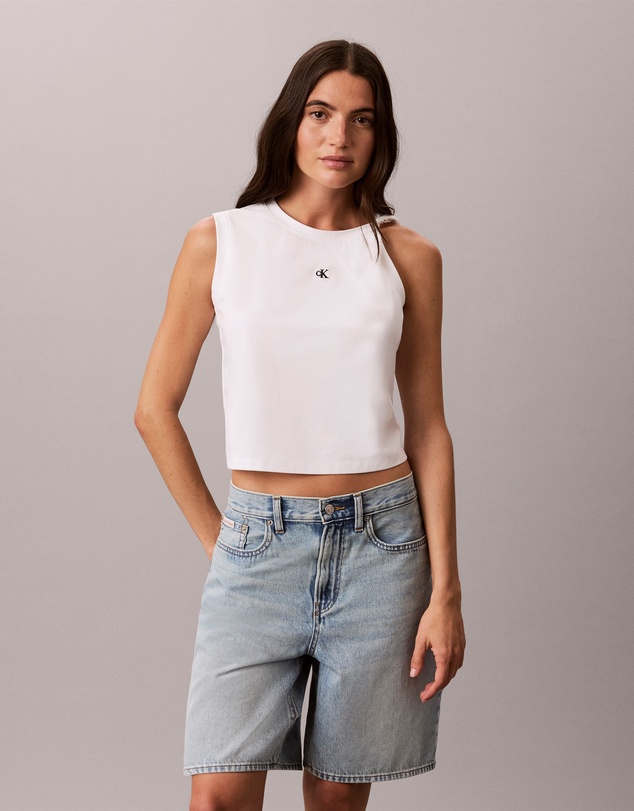 Calvin Klein Jeans - Cooling Jersey Twist Shoulder Tank Top