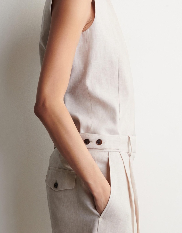 COS - Tailored Linen Tulip Trousers