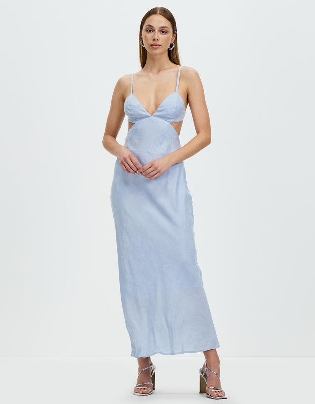 Third Form - Paisley Bias Triangle Midi Dress