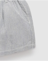 Purebaby - Linen Blend Short -Kids-Babies