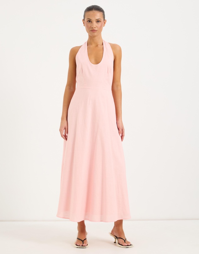 Calli - Aura Scoop Neck Midi Dress