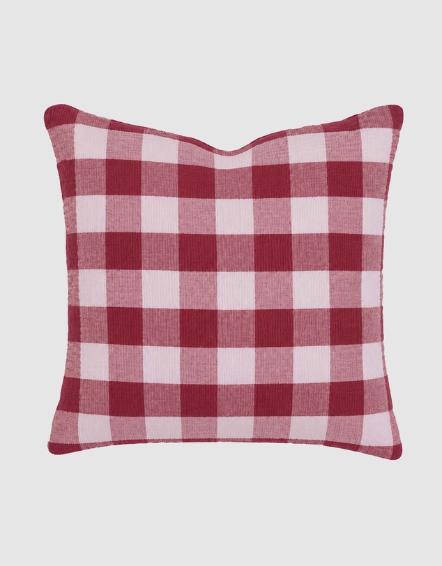 Bambury - Willow Cotton Gingham Square Cushion