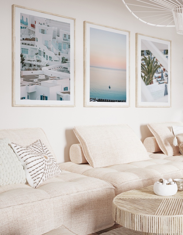 LEGGERA - Drifting in a Mykonos Sunset Print