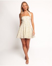 Petal & Pup - Thornton Mini Dress - Yellow Floral