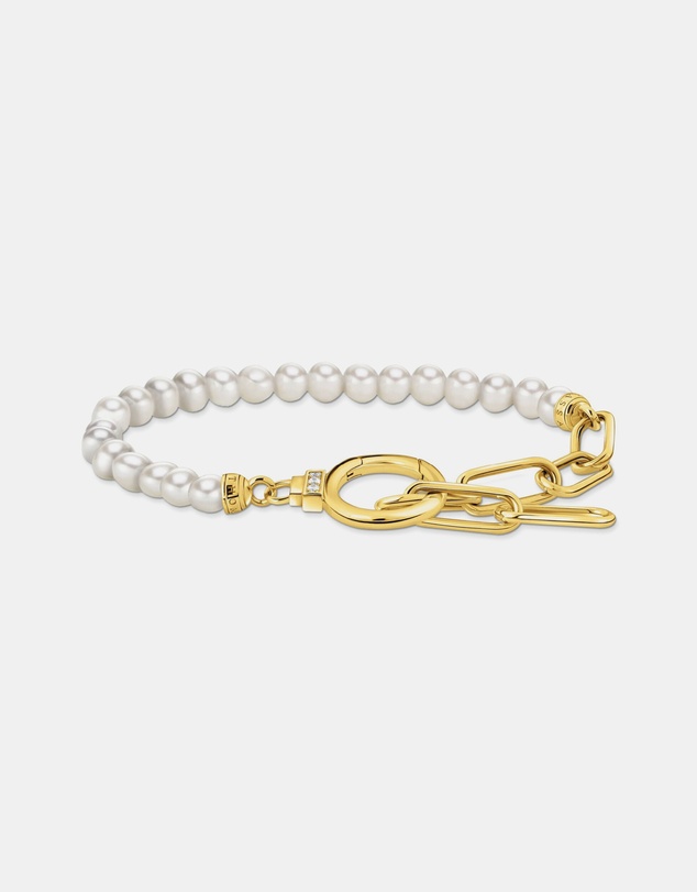 THOMAS SABO - Golden Bracelet with Freshwater Cultured Pearls
