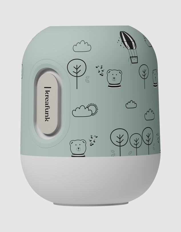 Kreafunk - Kreafunk Kids Glowie Bluetooth Speaker W/ Light - Dusty Green