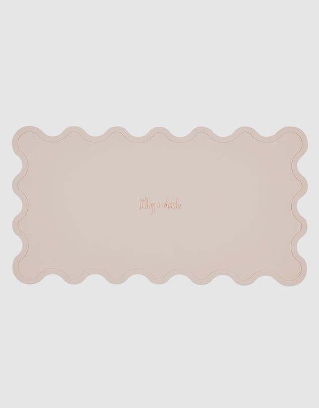Lilly + Dash - Cat Eat and Drink Set – 2 Bowls + Lick Insert + Wave Placemat