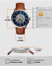 Fossil - Townsman Brown Mechanical Automatic Watch