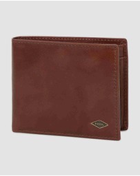 Fossil - Ryan Brown Large Coin Pocket Bifold Wallet