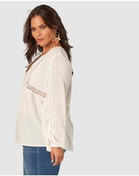 The Poetic Gypsy - Bridget Crochet Blouse