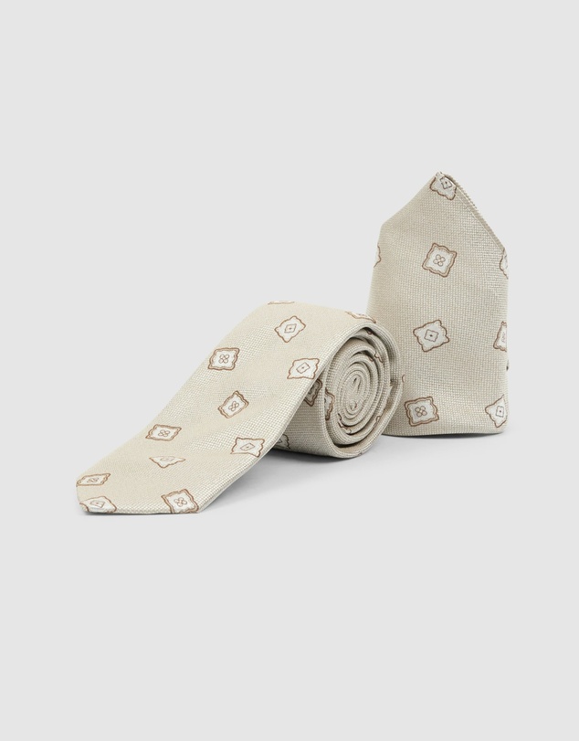 Tarocash - Gilbey Geo Silk Tie