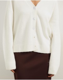 Atmos&Here - Tiana Fluffy Knit Cardigan