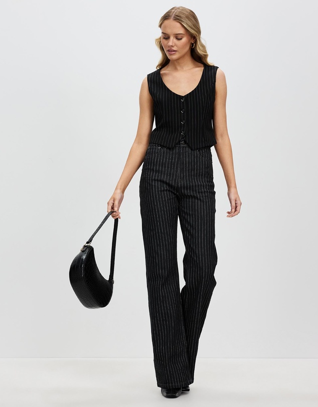 Style Addict - High Waist Flare Leg Jeans