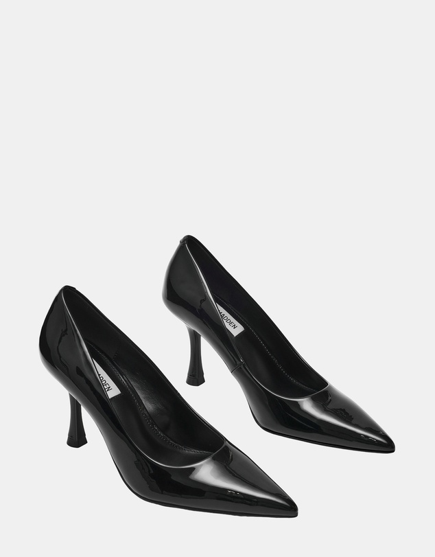 Steve Madden - Can-Do Black Patent Heels