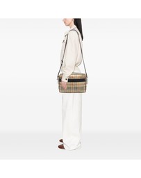 Pre-Loved by Azura Reborn - Pre-Loved Haymarket Check Coated Canvas Messenger Bag