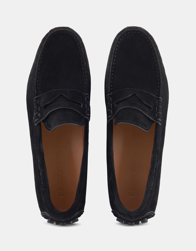 Emporio Armani - Driver Suede - Men's