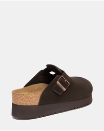 EVERAU - Australian Shepherd Ugg Berrin Platform Cow Suede Upper Loafer Oxfords Flats