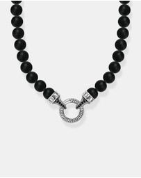 THOMAS SABO - THOMAS SABO Bead Necklace Black Obsidian