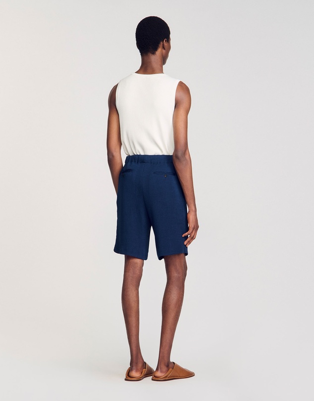 Sandro - Micropleated Shorts
