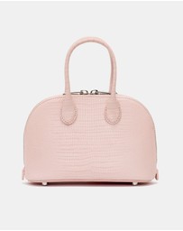 Self Portrait - Lizard Leather Toast Mini Bag
