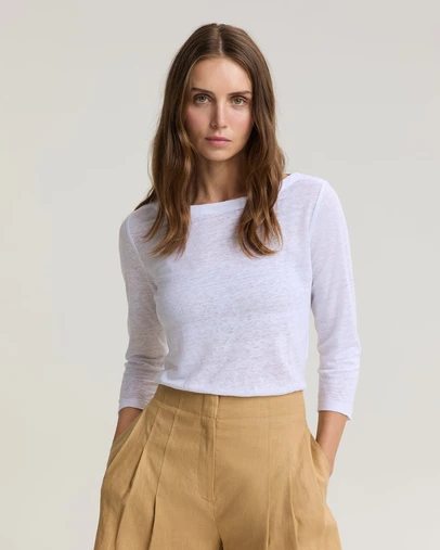 Sportscraft - Cecile Folded Linen Top