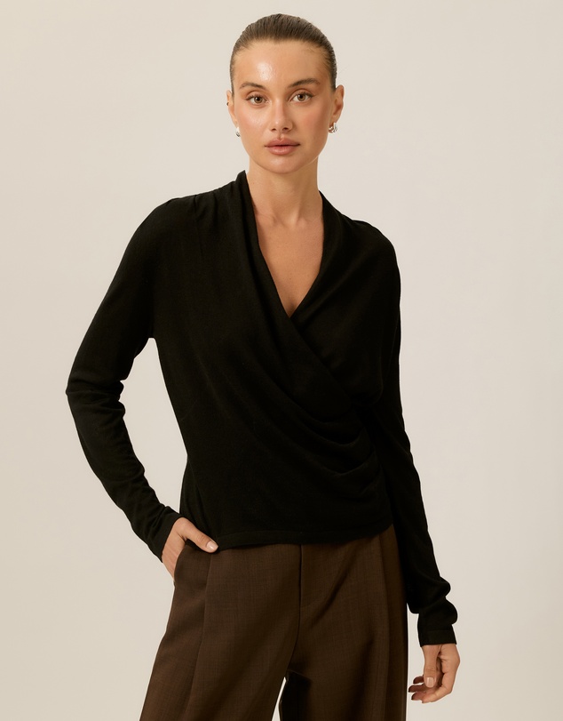 Tussah - Drape Knit Top