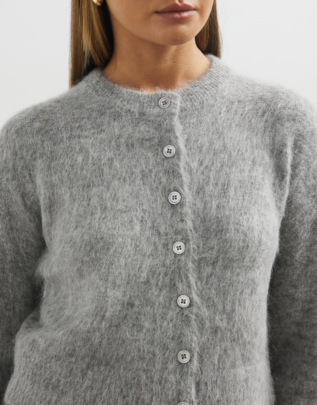Minima Esenciales - Harriette Alpaca Wool Blend Cardigan