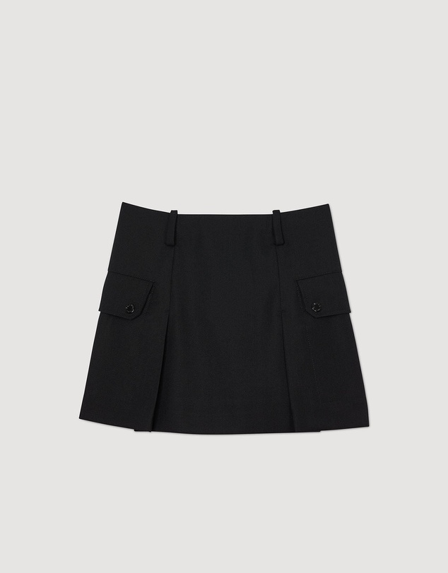 Sandro - Lara Woven Skirt