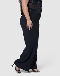 Pink Dusk by Curve Project - Arina Wide Leg Pants