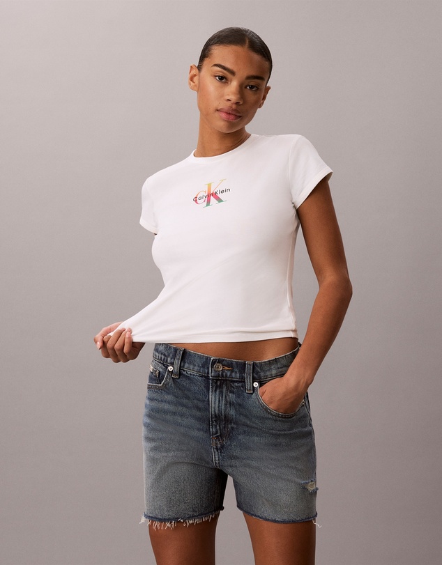 Calvin Klein Jeans - Pride Monologo Baby Tee