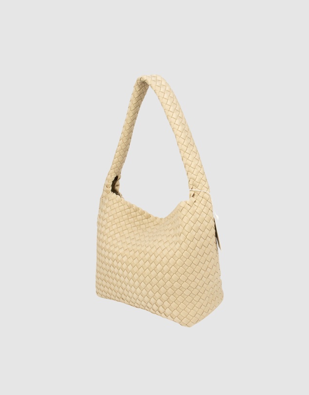 Chuchka - Woven Neoprene Willa Tote Beige