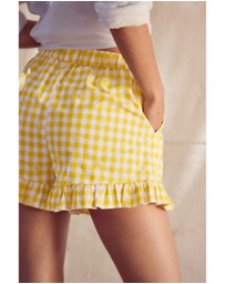 NEXT - 100% Cotton Embroidered Gingham Boy Shorts