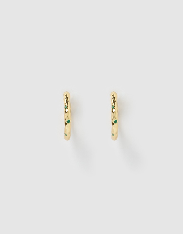 Izoa - Rosetta Hoop Earrings