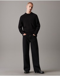 Calvin Klein Jeans - Relaxed Ribbed Cotton Jumper