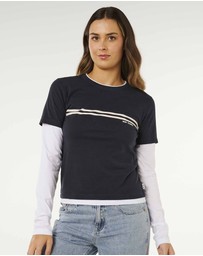 Rip Curl - Surf Revival Layered Long Sleeve Tee