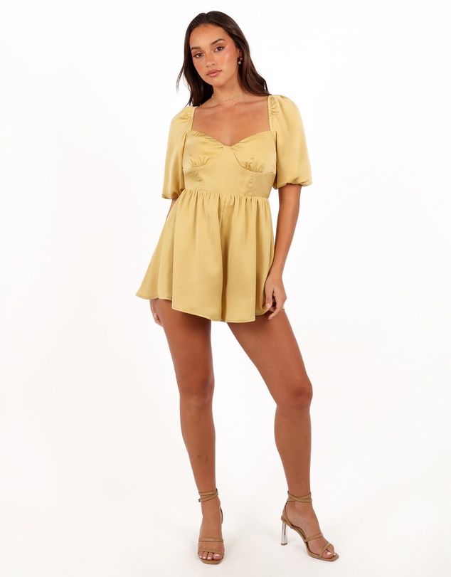 Petal & Pup - Billie Romper - Honeysuckle Yellow