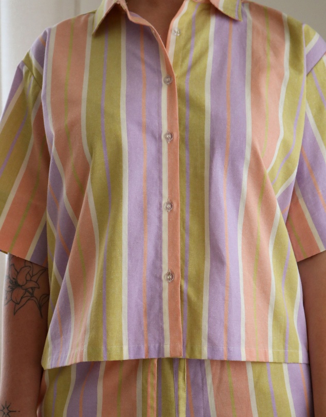 Mosey Me - Miami Stripe Pyjama Set