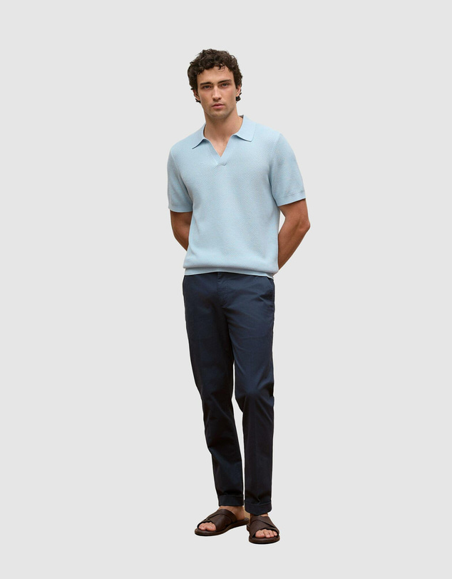Trenery - Cotton Texture Stitch Polo