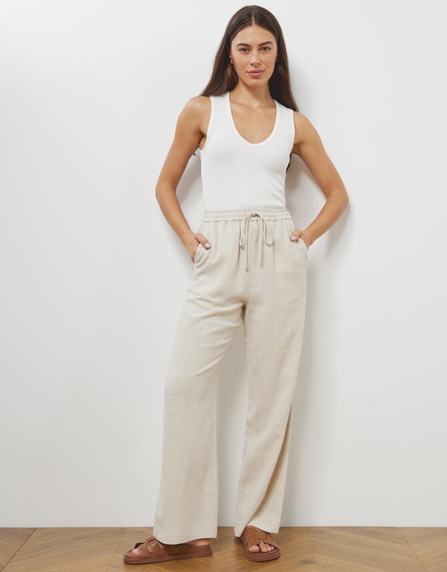 Atmos&Here - Kenna Linen Blend Pants