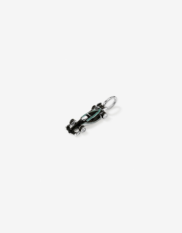 Michael Hill - Teal Racing Car Pendant in Sterling Silver