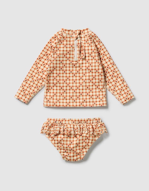 Wilson & Frenchy - Cutwork Rashie Swimset - Babies