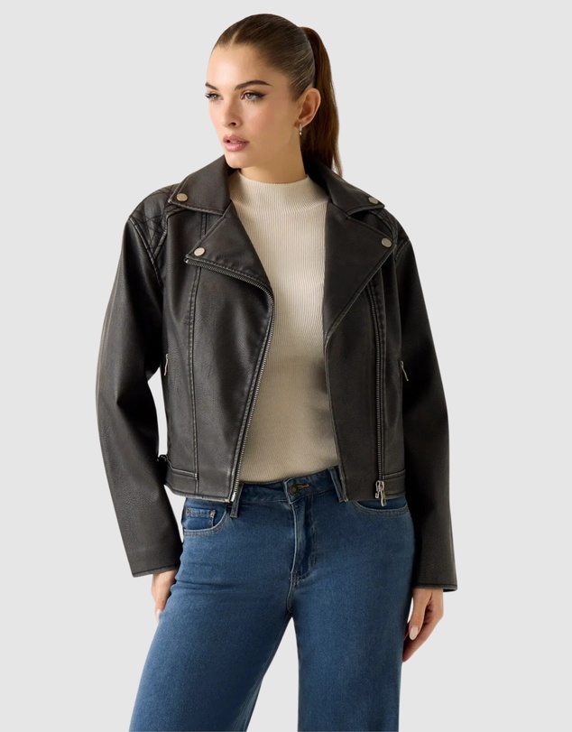 GUESS - Nada Vintage Biker Jacket
