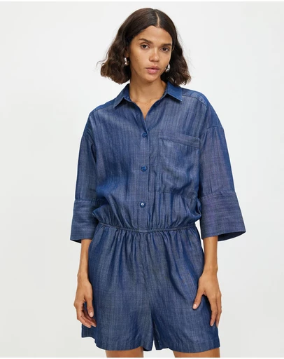 Grace Willow - Iris Denim Playsuit