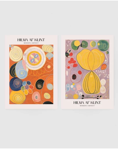 Inka Arthouse - Hilma af Klint Set of 2 Art Prints