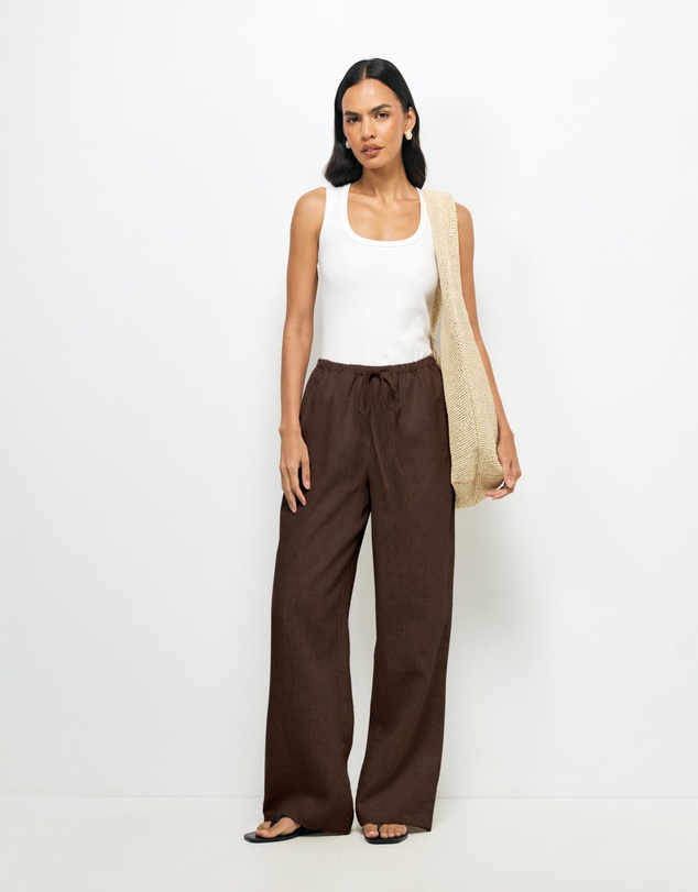 AERE - Marlow Linen Relaxed Pants