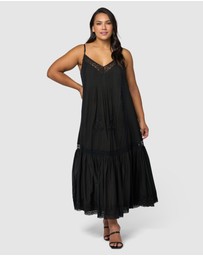 Sunday In The City - Elizabeth Embroidered Maxi Dress