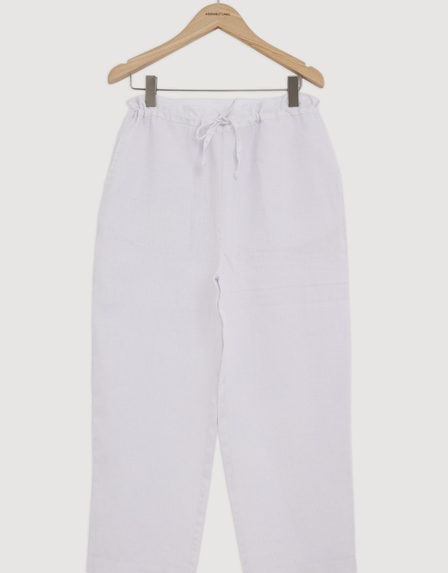 Revibe - Repaired Assembly Label Linen Pant