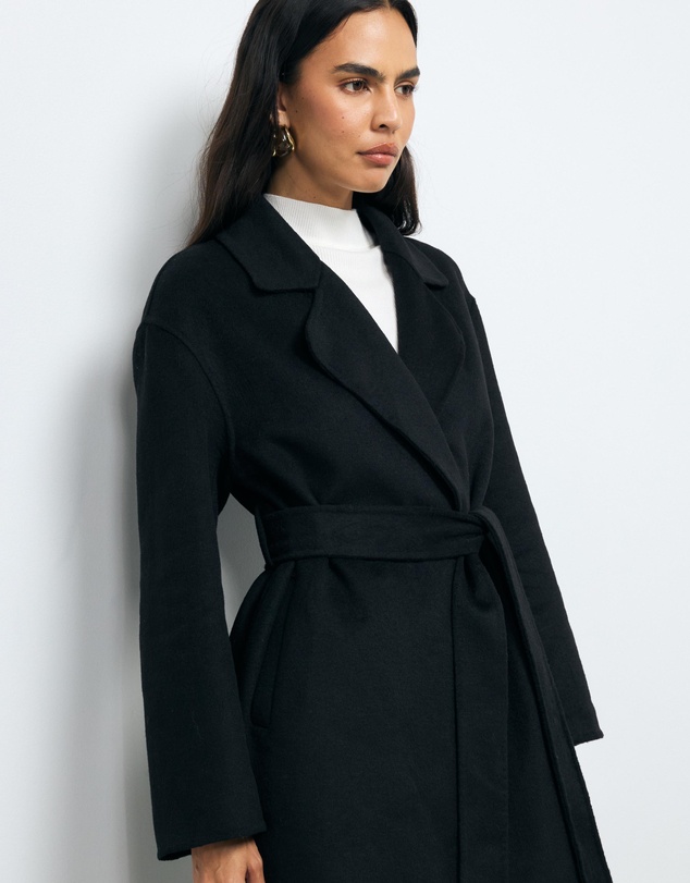 AERE - Chloe Double Faced Wool Blend Coat