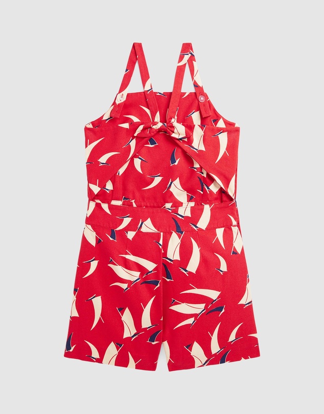 Polo Ralph Lauren - Sailboat-Print Cotton Canvas Rompers - ICONIC EXCLUSIVE - Kids-Teens