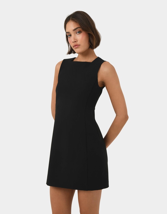 Forcast - Ava Square Neck Panel Dress